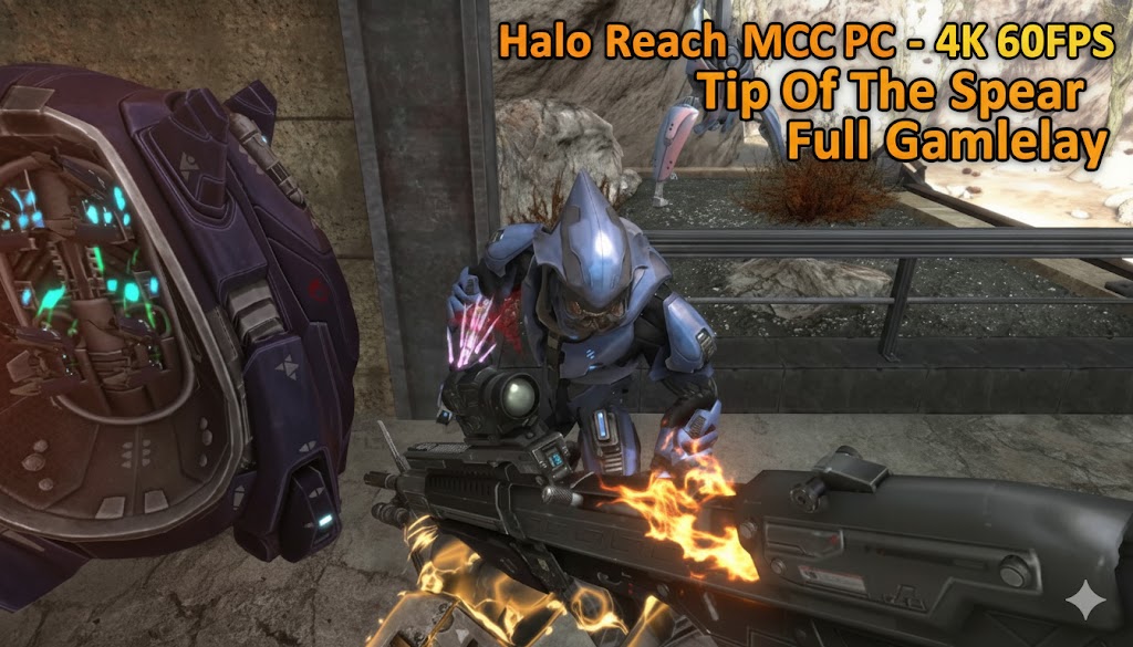 Halo Reach MCC PC - 4K 60FPS Tip Of The Spear Full Gameplay