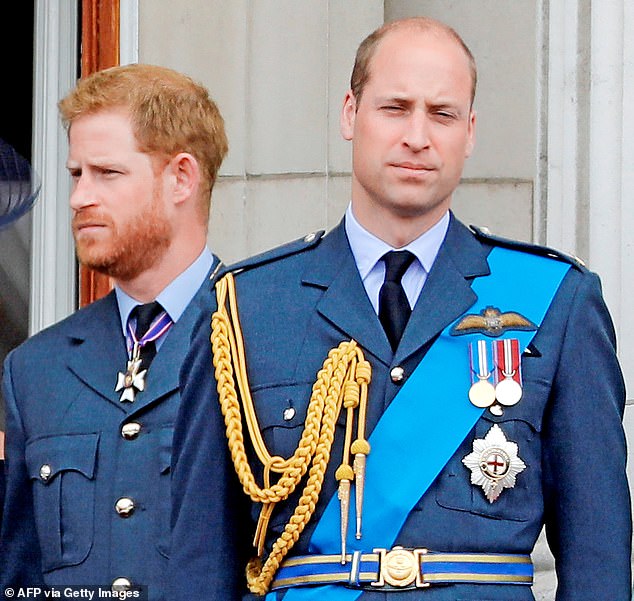 Prince Harry denies claims he was trying to upstage William by(02)