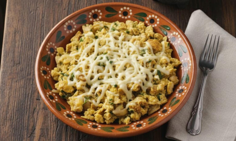 Chilaquiles michoacanos sin tortilla