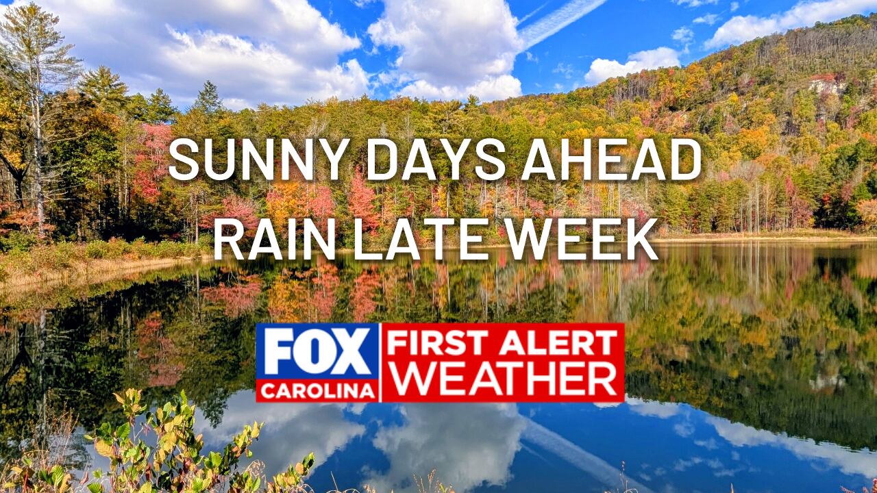 Beautiful fall weather this week, changes this weekend