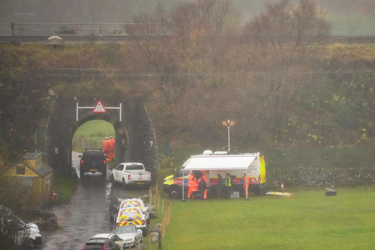 Derailed train in Cumbria ‘hit landslide’ at 80mph: Latest