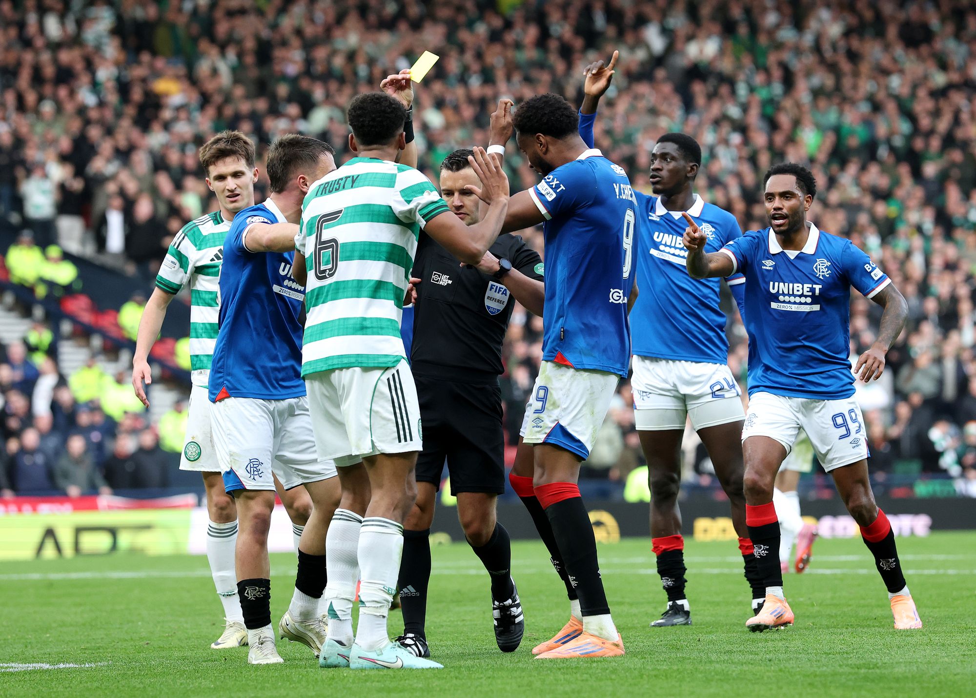 Ex Rangers ace says referee got key call wrong in Celtic loss but was ...