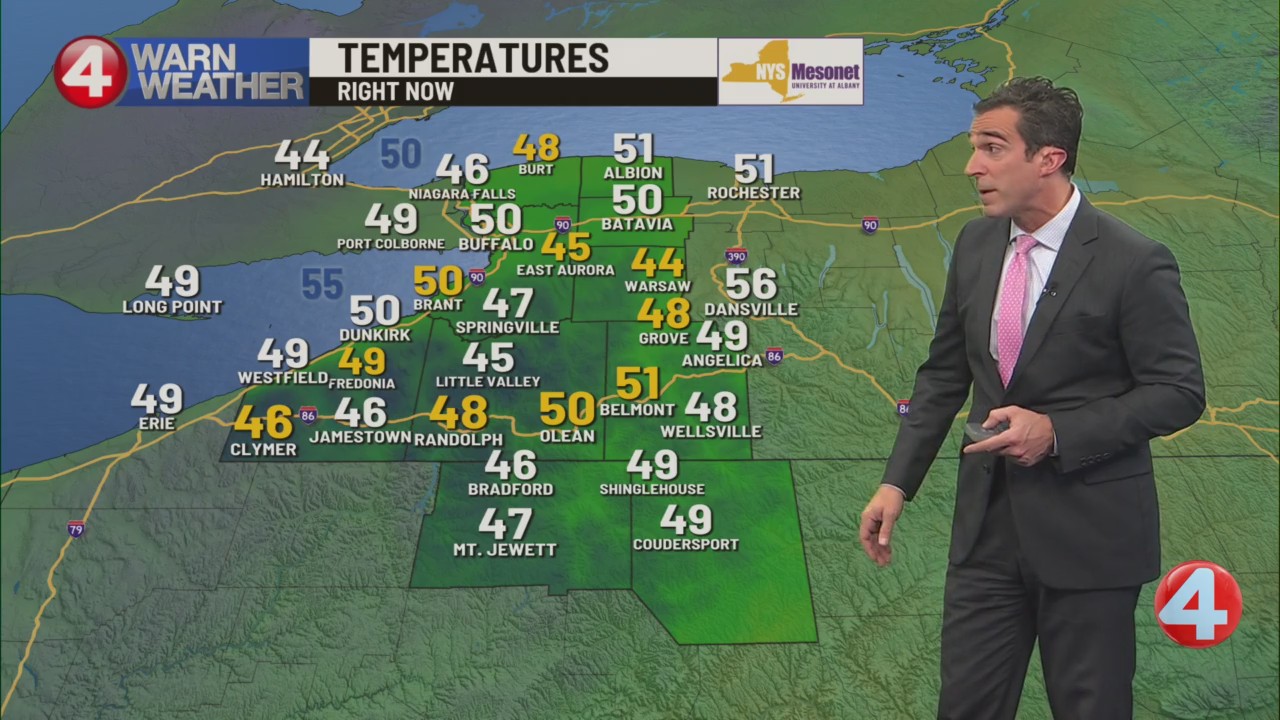 Buffalo weather update: noon, 11/3/25