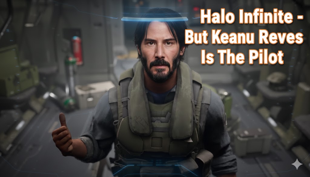 Halo Infinite - But Keanu Reeves Is The Pilot