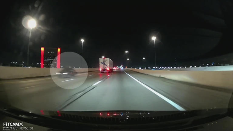 Dash camera video shows driver going wrong way moments before deadly crash
