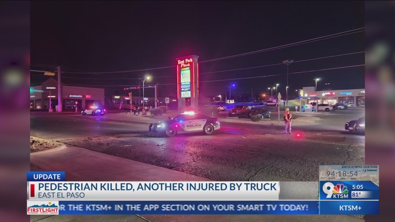 1 killed, another injured when hit by truck in East EP
