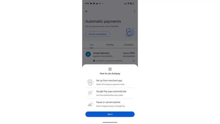 Hack of the day: UPI Autopay: Automate recurring monthly payments