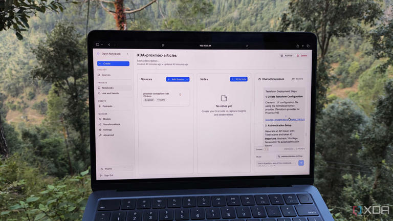 I replaced NotebookLM with a self-hosted alternative for a week, and it ...