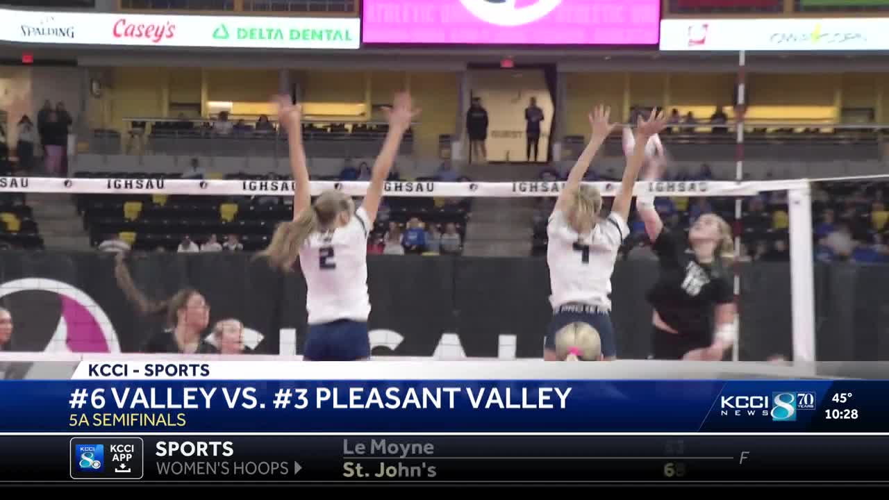 Highlights from Day 1 of Iowa high school volleyball state tournament