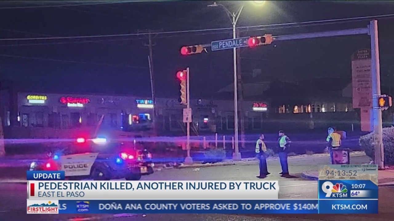 1 pedestrian killed, another hurt in crash