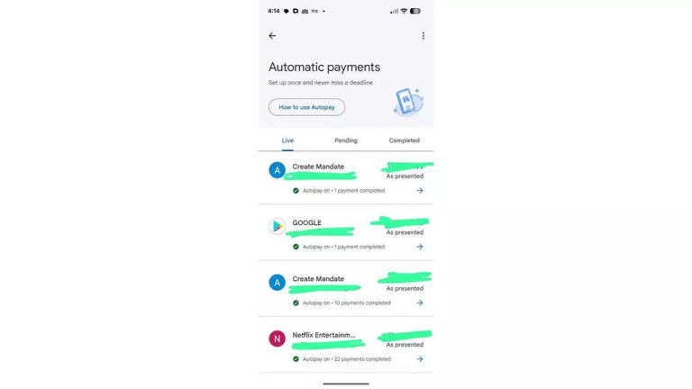 Hack of the day: UPI Autopay: Automate recurring monthly payments