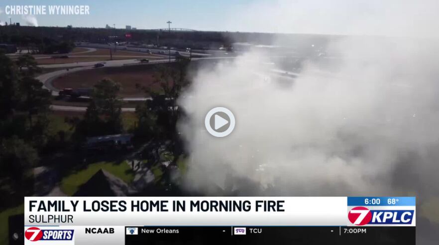 Family loses home in morning fire