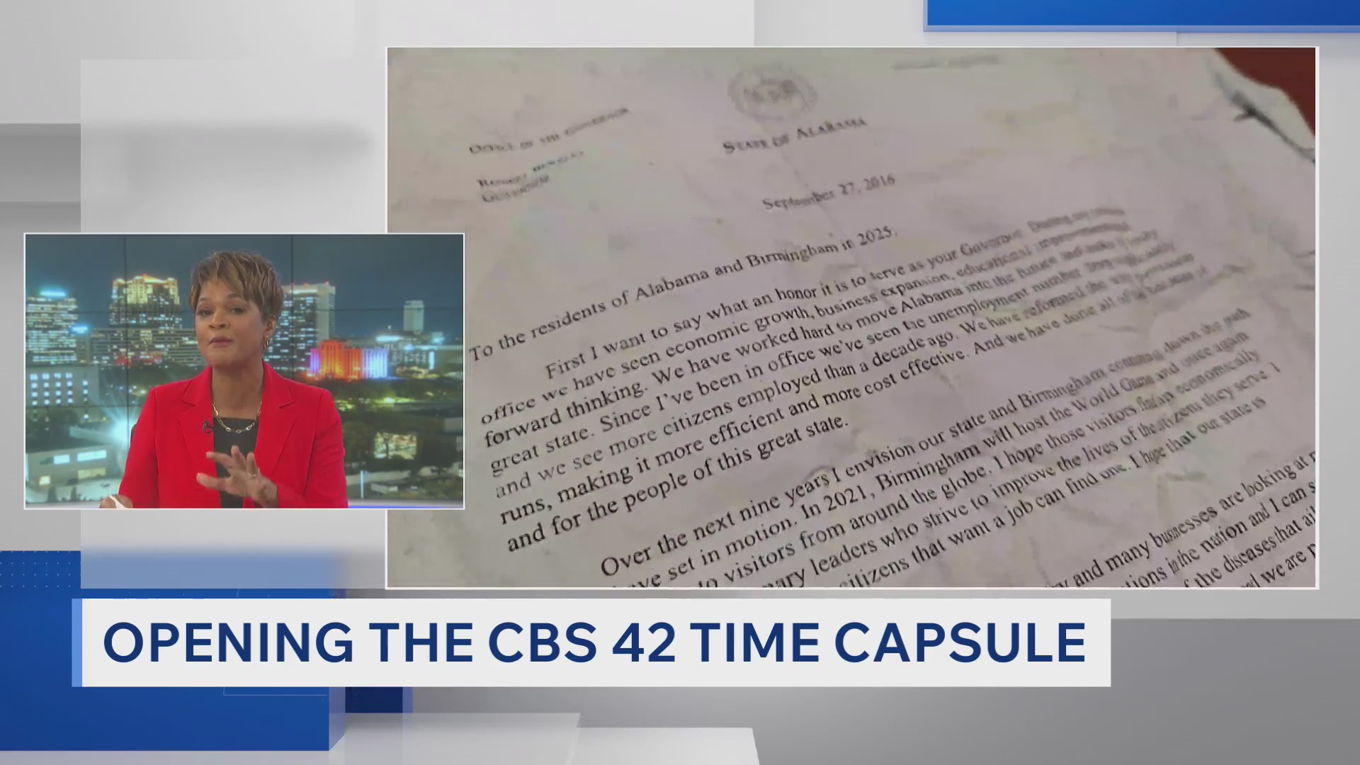 CBS 42 opens letter by former Gov. Robert Bentley