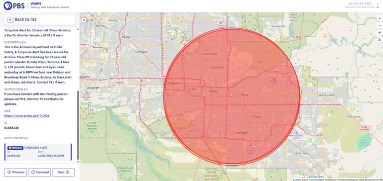 Why Arizona’s ‘Turquoise Alert’ missing person system is under scrutiny