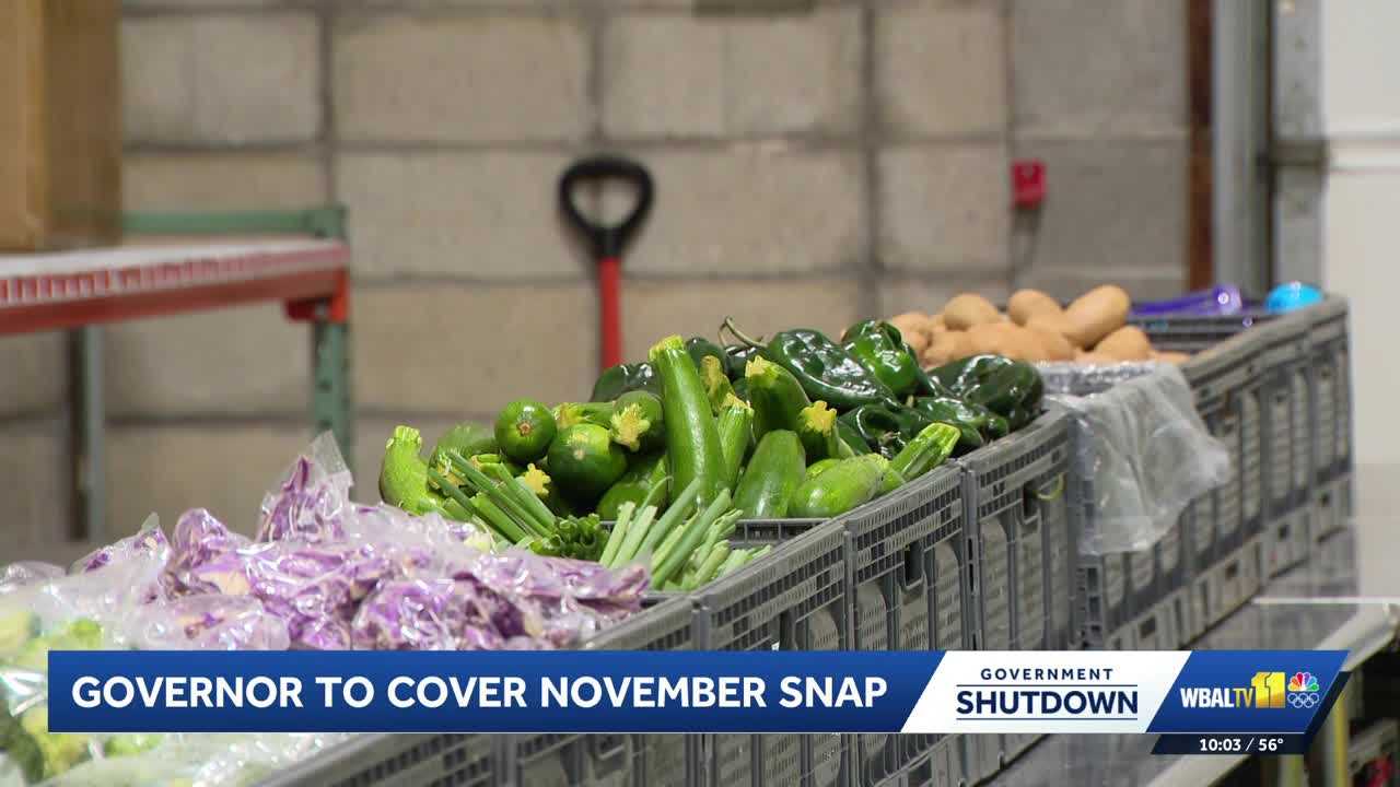 Moore authorizes funds for Marylanders' SNAP benefits in November
