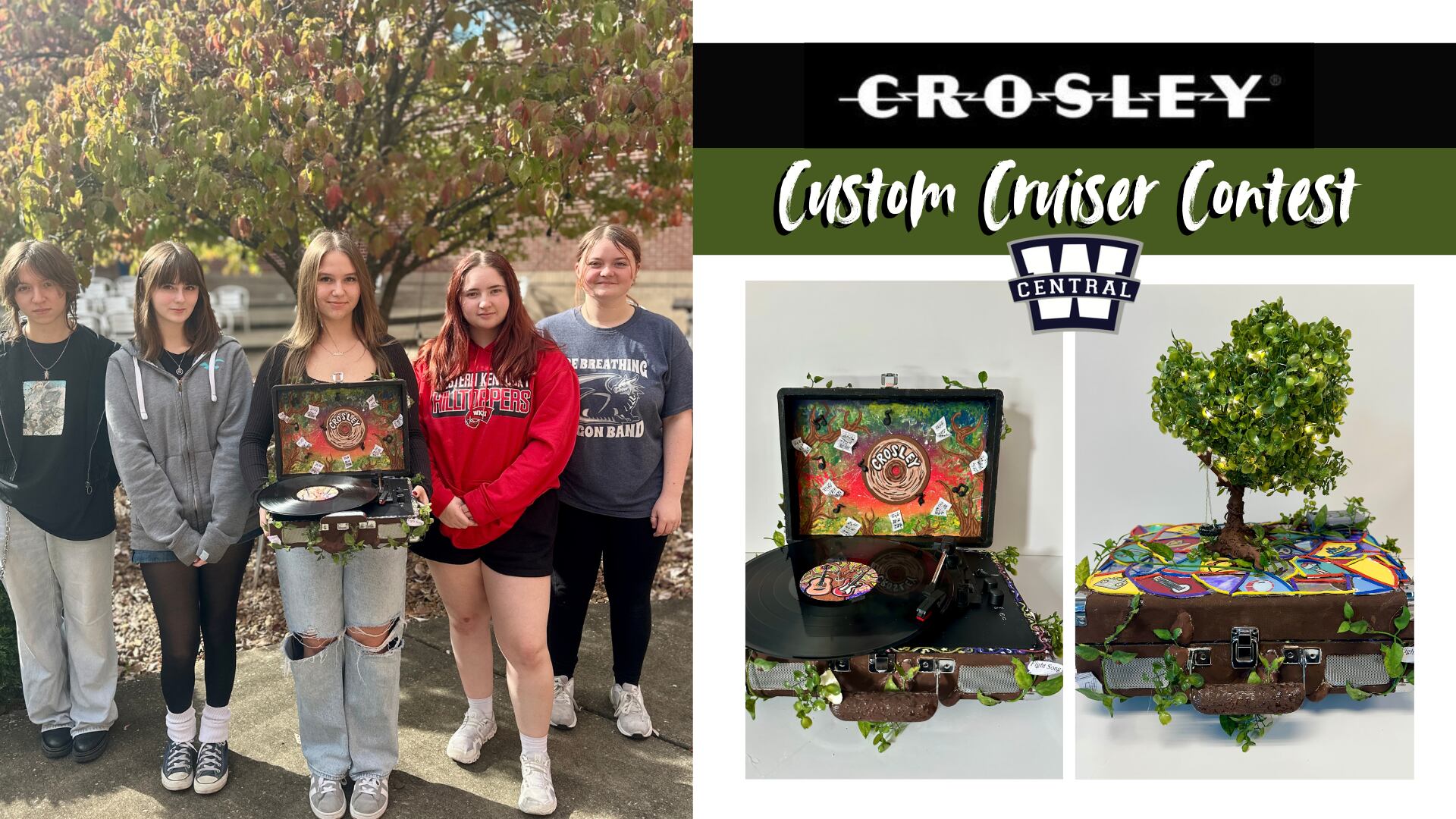 Bowling Green students participating in the Crosley Custom Cruiser Contest