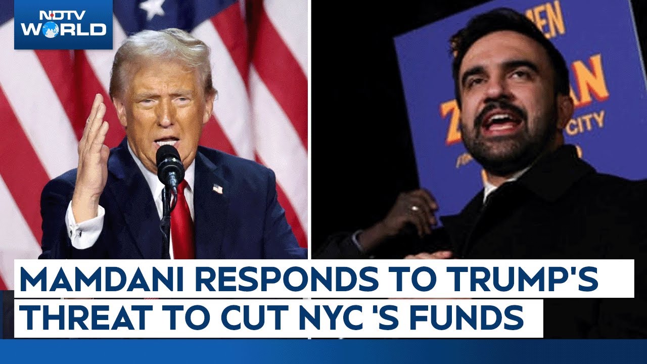 New York Mayor Elections | Zohran Mamdani Responds to Trump's Threat to ...