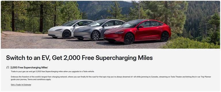 Tesla Offers Free Supercharging If You Trade In A Gas Car