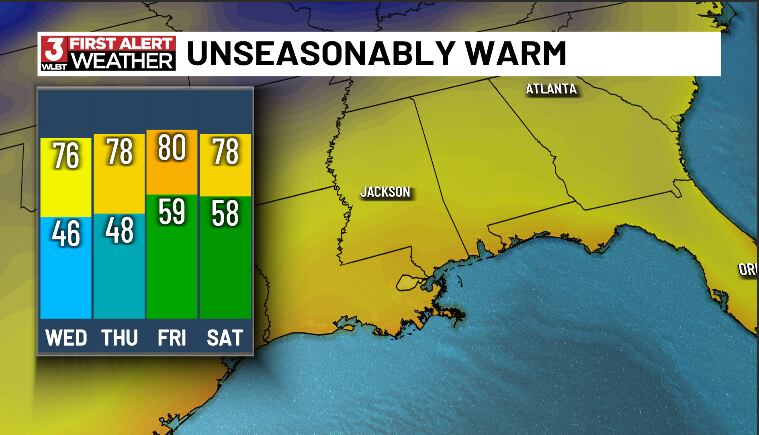 Warming Trend Returns: 80s Possible by Week’s End