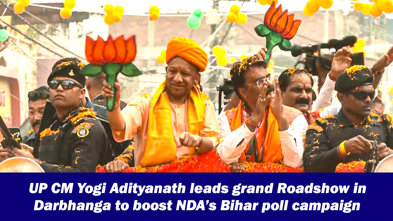 UP CM Yogi Adityanath leads grand Roadshow in Darbhanga to boost NDA’s ...