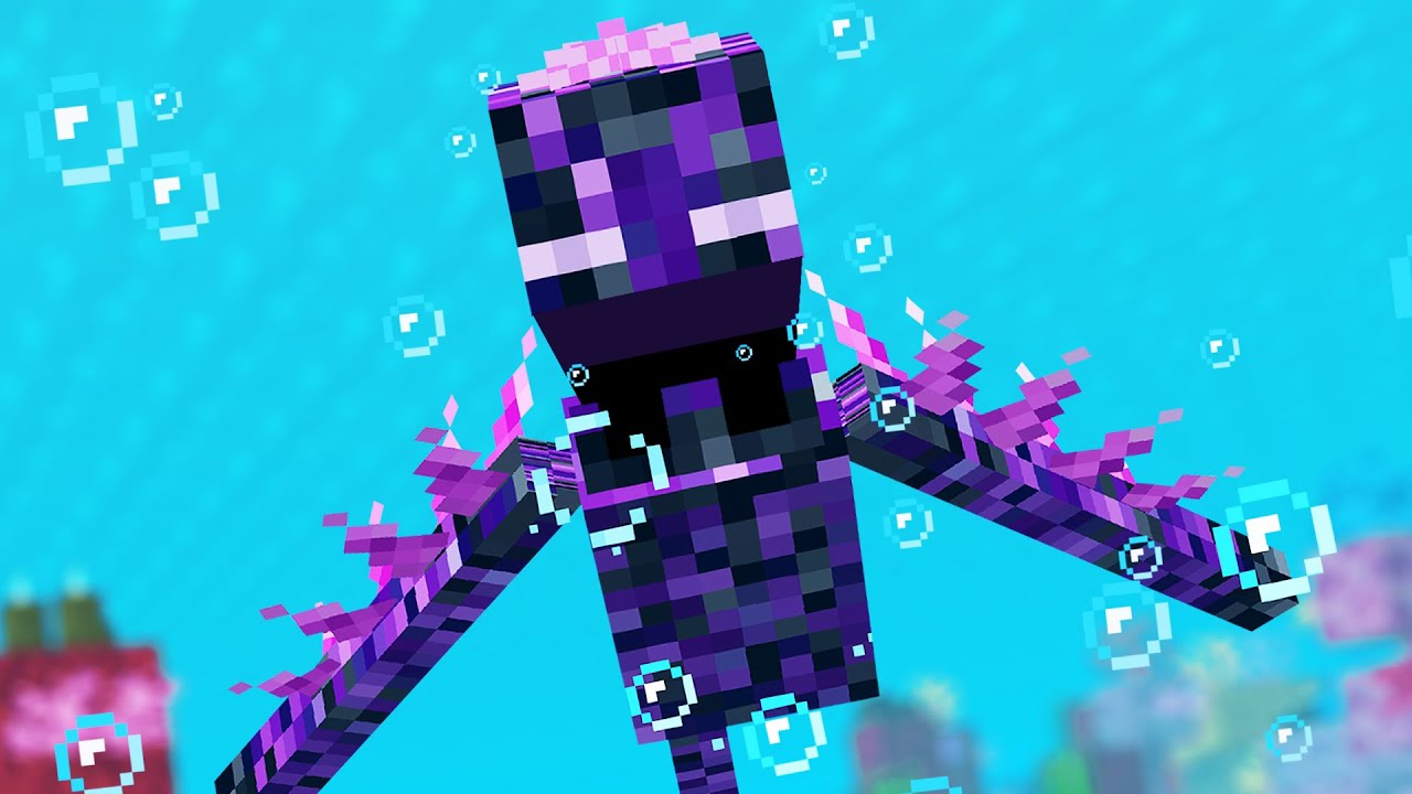 Minecraft mobs if they lived underwater