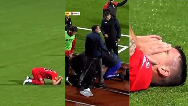 Coach collapses mid-match, dies: Players fall to the ground in ...