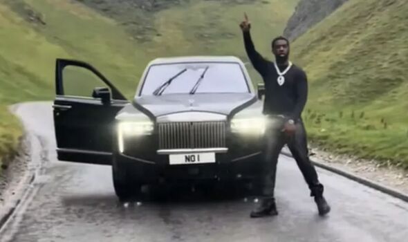 Rapper causes chaos on one of 'UK prettiest drives' after £300k Rolls ...
