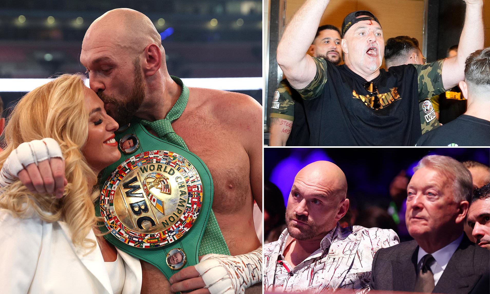 Tyson Fury's wife Paris and father John risk derailing Anthony Joshua ...