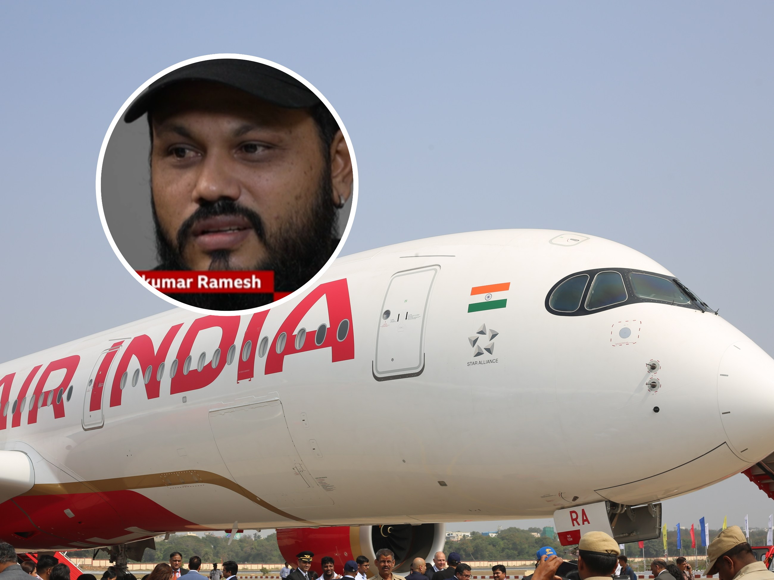 Jest jedynym ocalałym z katastrofy Air India. Po raz pierwszy ...