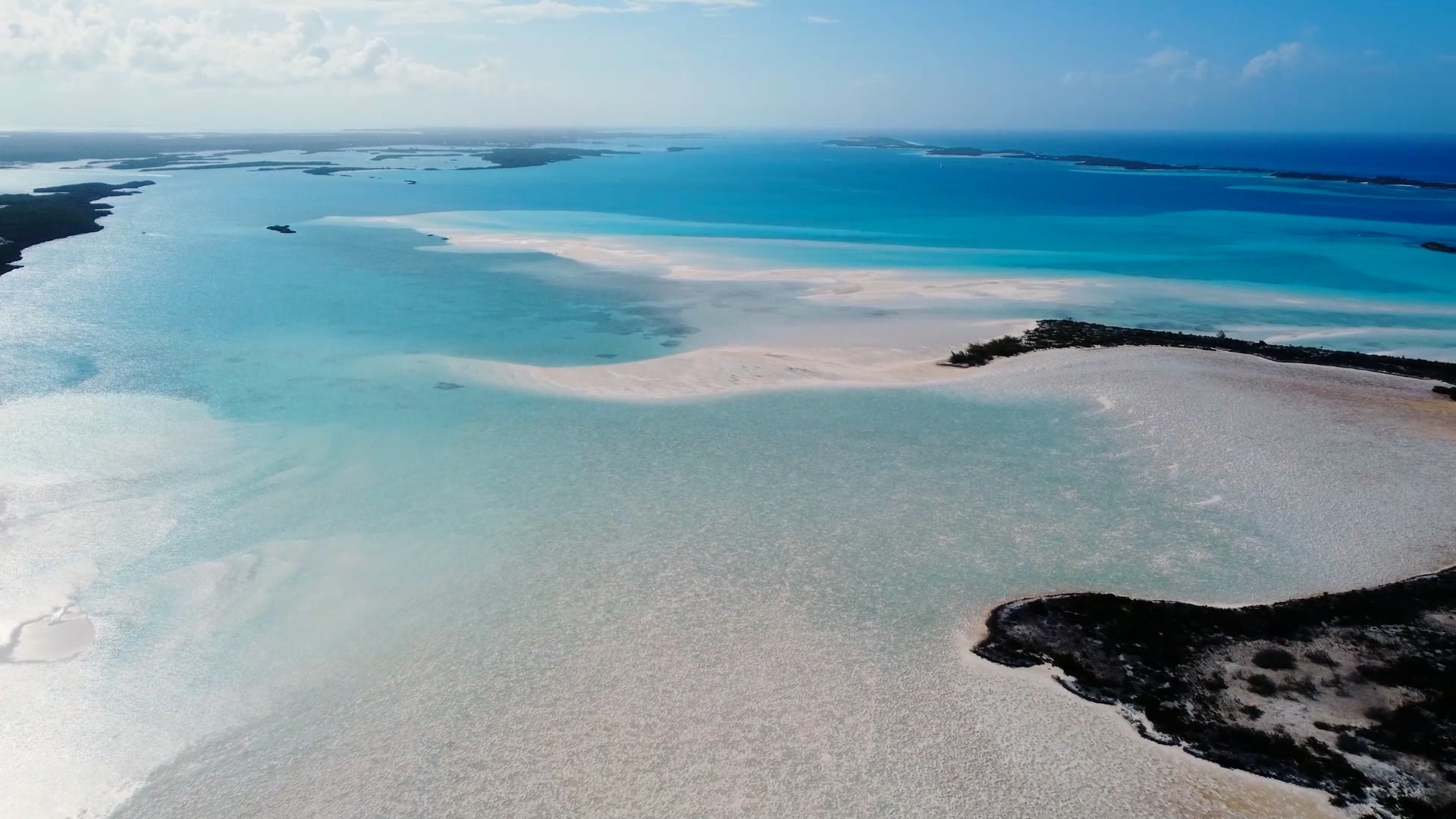 Bahamas' Hidden Gems: Exuma's Cays & Sandbars Explored by Drone - Worldwide
