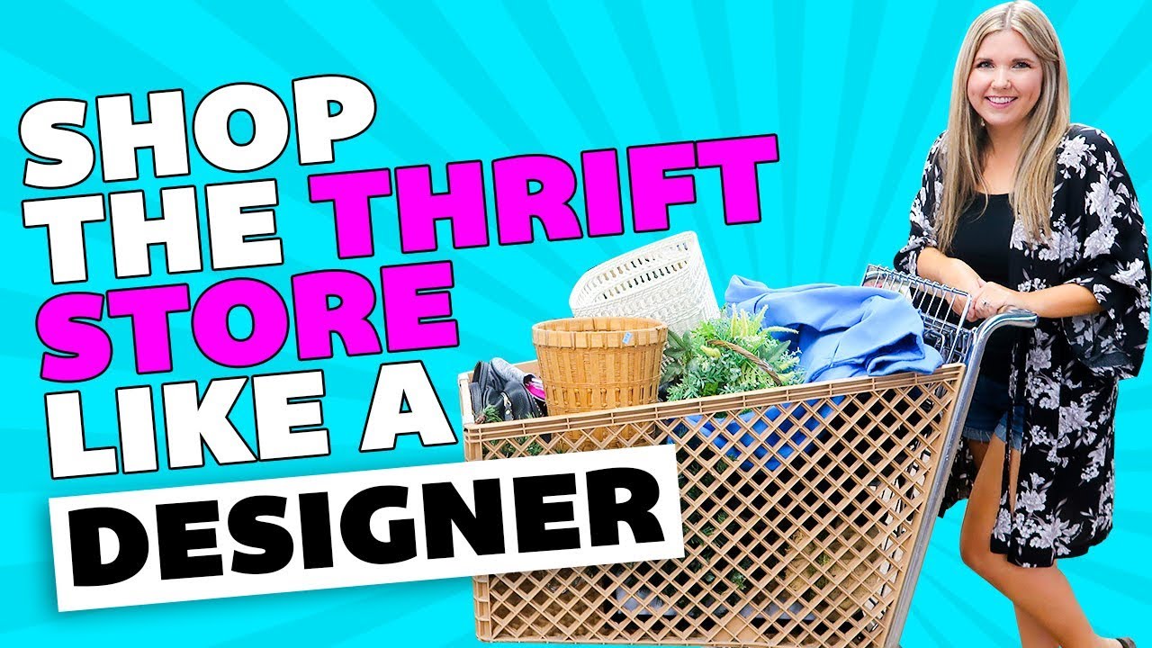 Thrifting home decor - shop like a designer on a budget