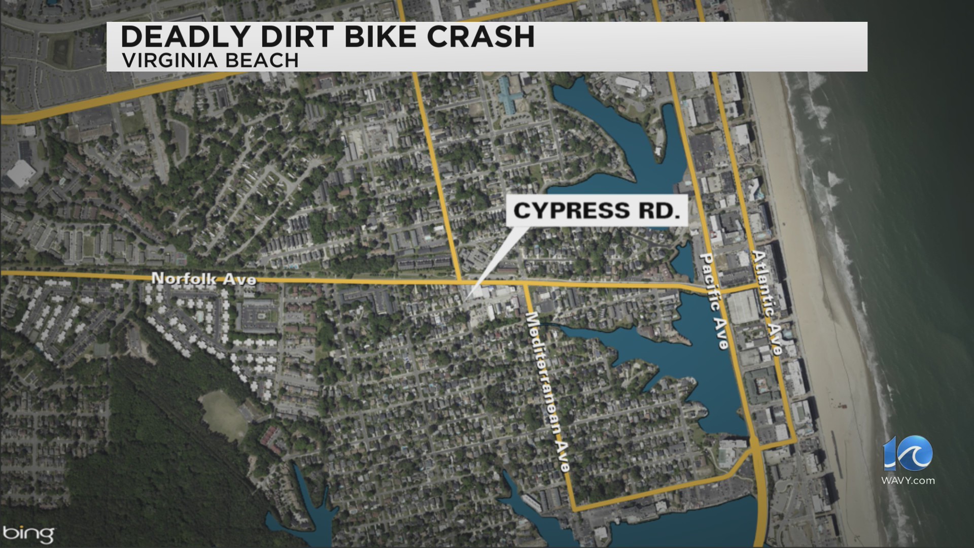 VBPD: Man dies following crash on Cypress Road Friday evening