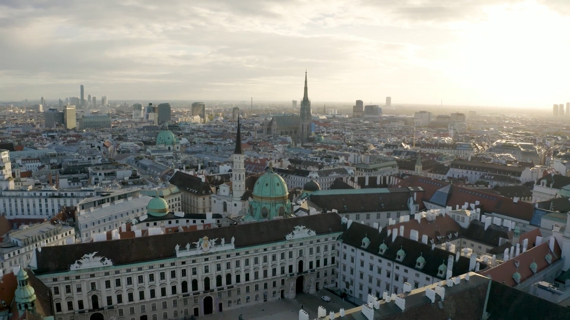 Austria's Artistic Capital: Vienna's Aerial Panorama - Worldwide