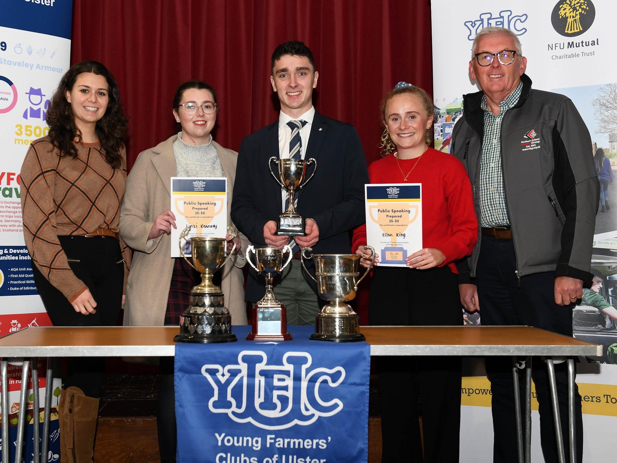 YFCU members shine at public speaking final in Ballymena Academy