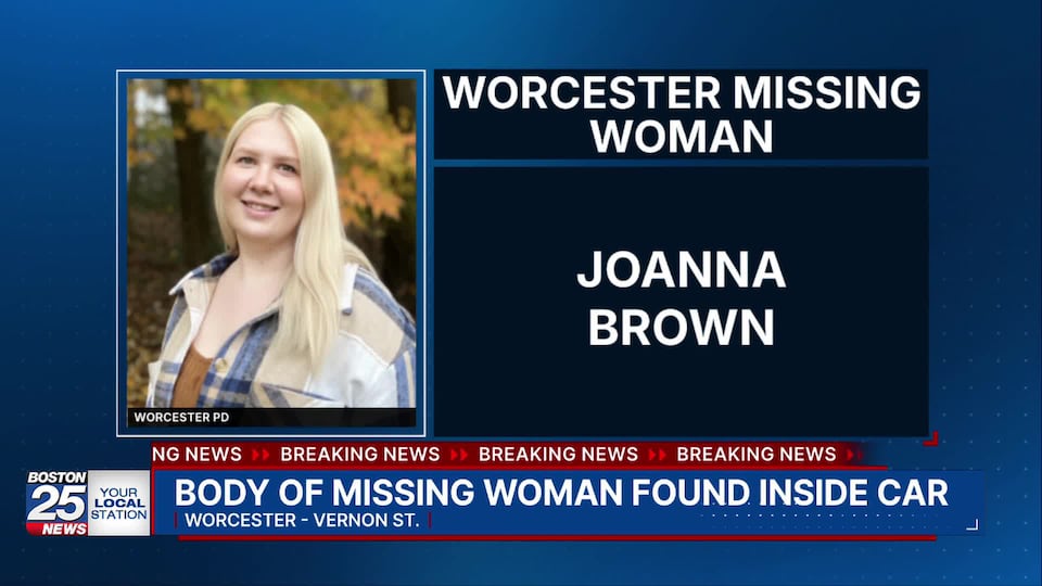 Body of missing woman found inside car in Worcester