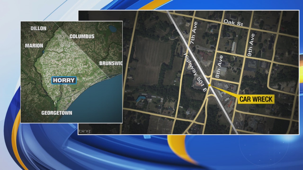 2 taken to hospital after crash along Highway 501 in Aynor, Horry ...