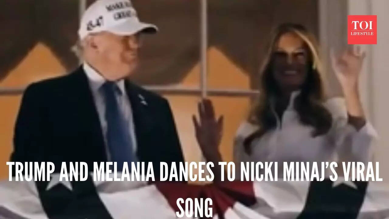 White House joins viral trend with Trump and Melania dancing to Nicki