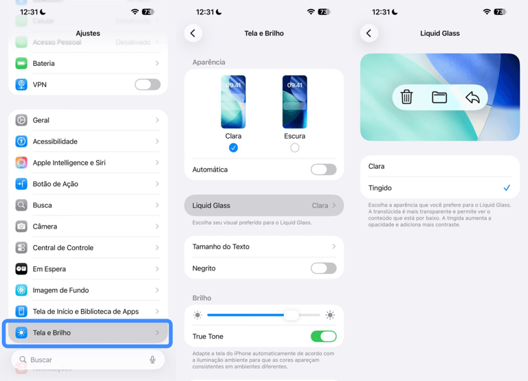 Como desativar Liquid Glass no iOS 26 para melhorar legibilidade no iPhone