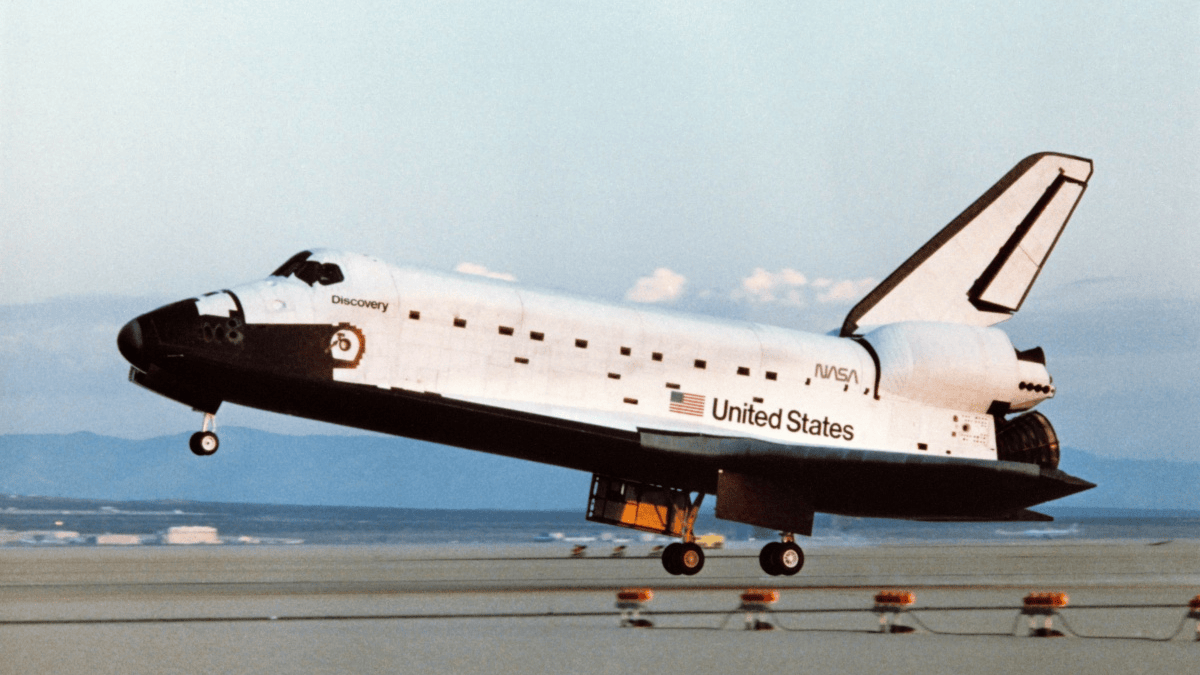 El “objeto volador desconocido” del transbordador Discovery (1984)