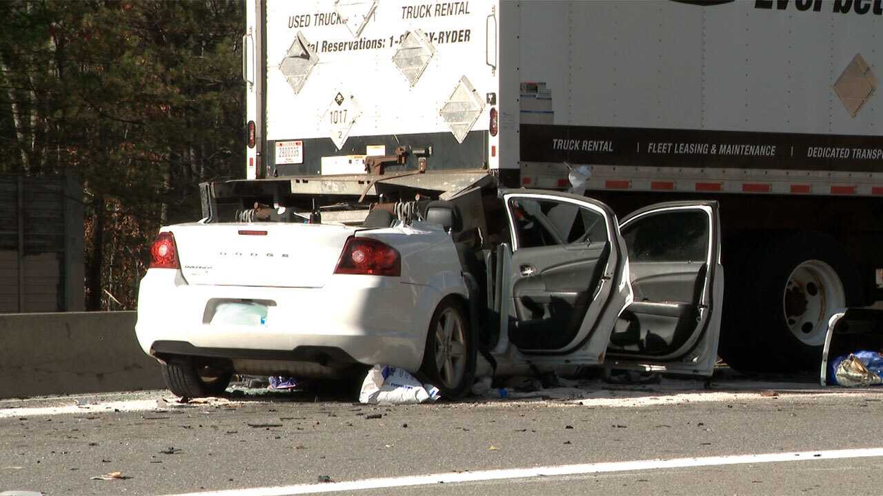 1 seriously injured after a car crashes into box truck on the Everett ...