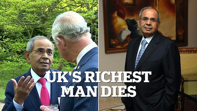 Britain's richest man Gopichand Hinduja has died aged 85