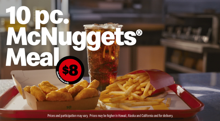McDonald's adds more Extra Value Meals for limited time