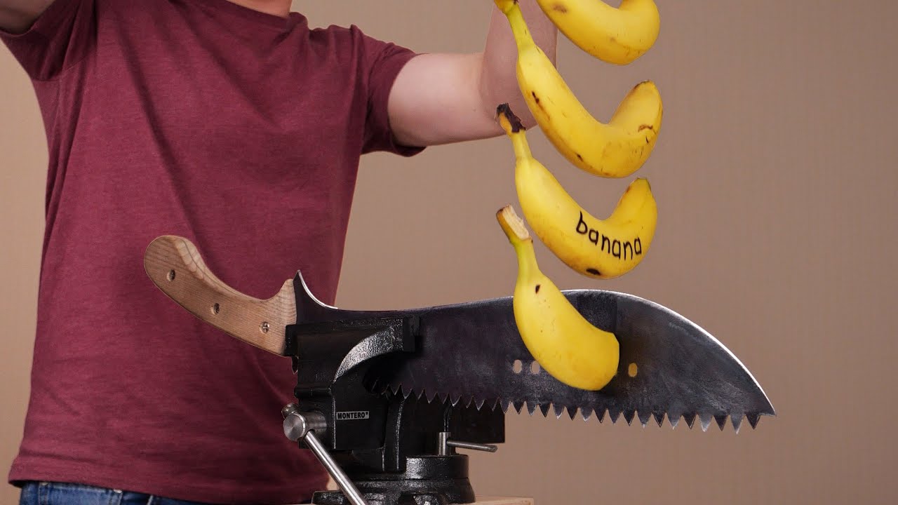 From rusty saw to razor-sharp banana slicer: DIY blade transformation!