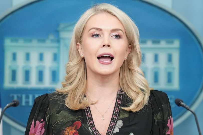 Karoline Leavitt critics slam press secretary for aging 'mom-like' dress  during press conference
