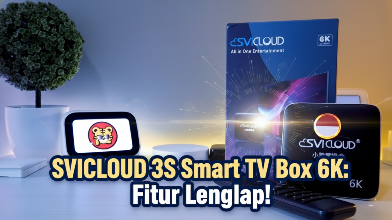 SVICLOUD 3S Smart TV Box 6K: Fitur Lengkap!