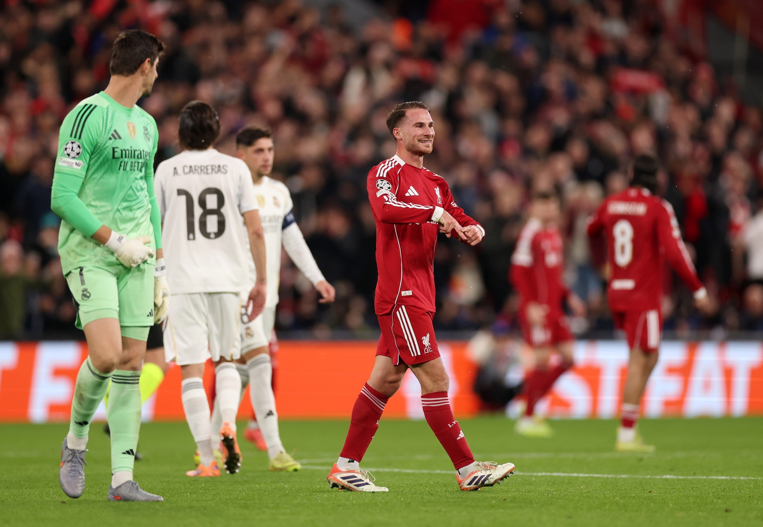 Watch the message Alexis Mac Allister sent Trent instantly after