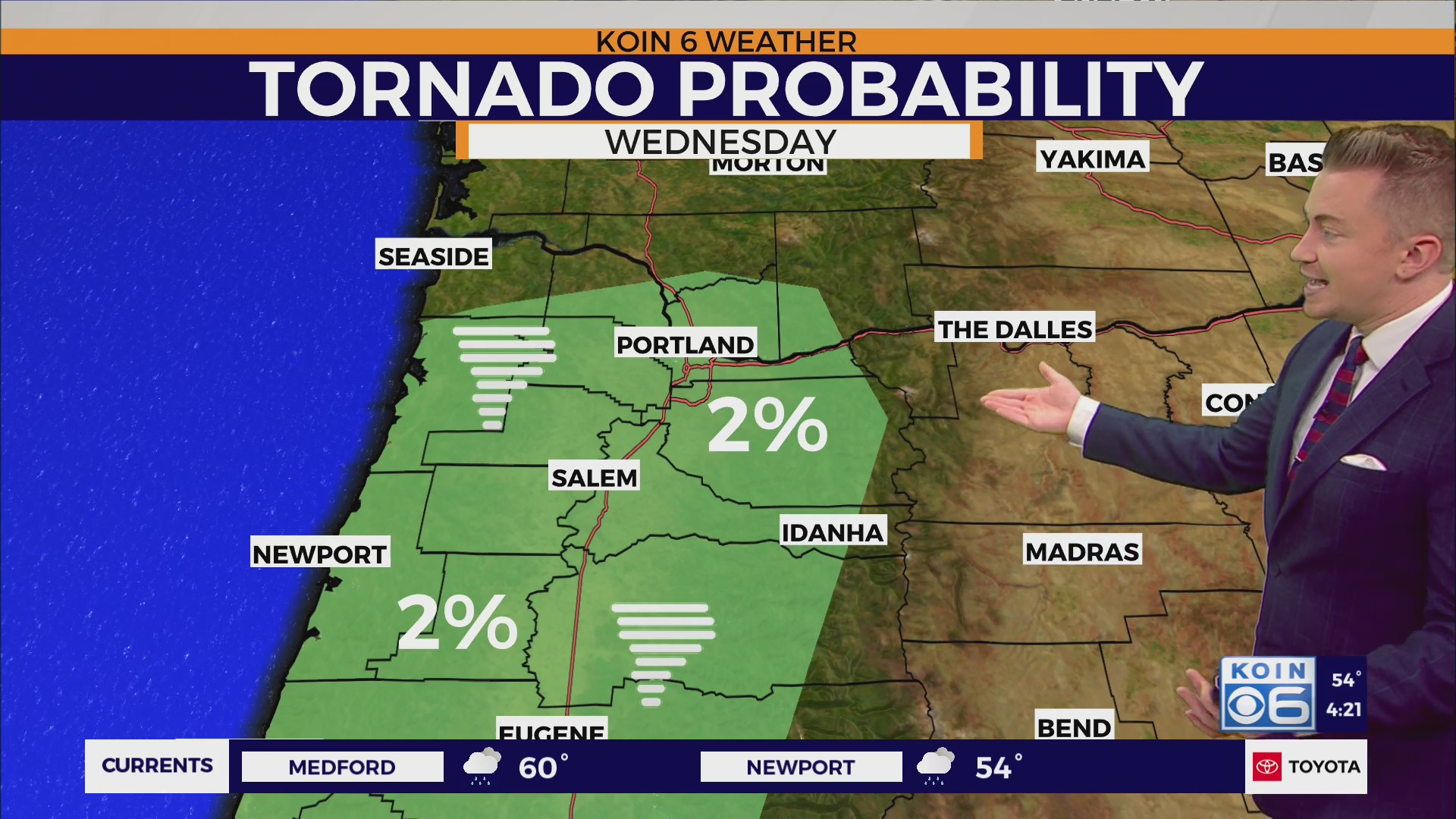 Severe weather possible Wednesday in the PNW