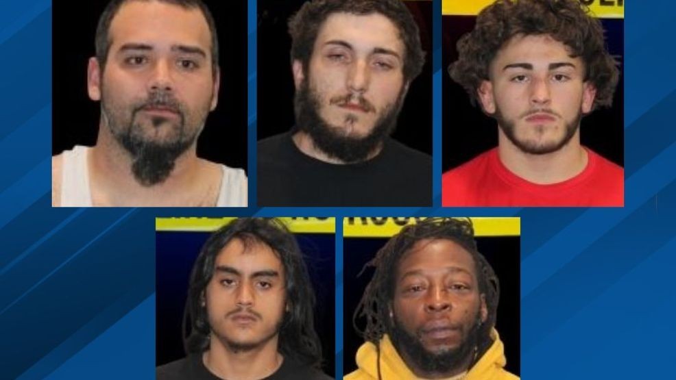Five arrested in Fall River street takeover