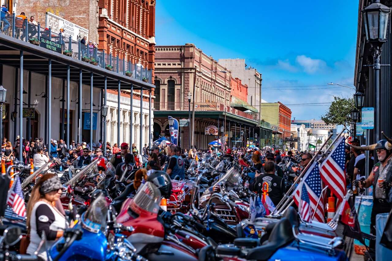 Massive biker rally descends on peaceful Gulf Coast resort