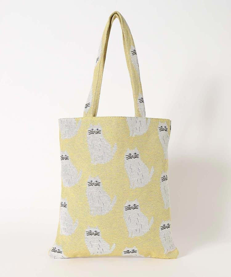 猫ちゃんだらけで癒される〈猫トートバッグ〉3種。A4サイズも入る